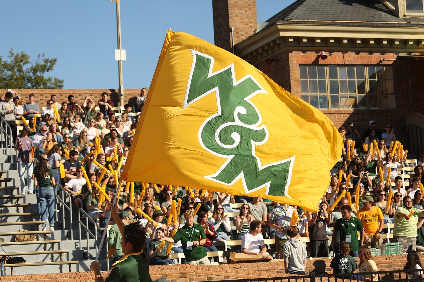 The Green & Gold on display at Homecoming.