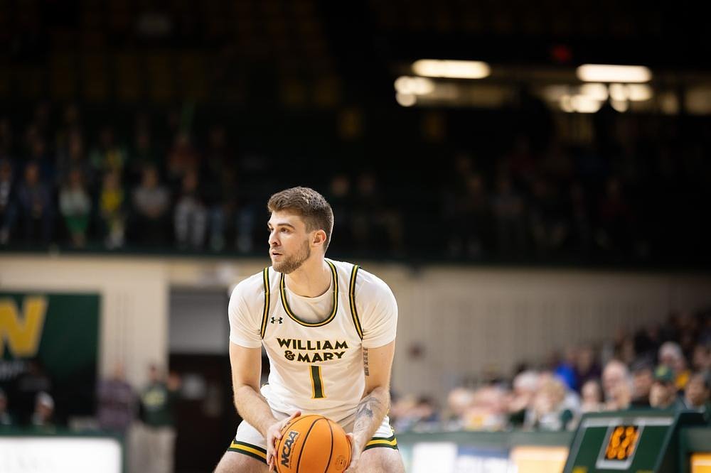 Men's basketball action